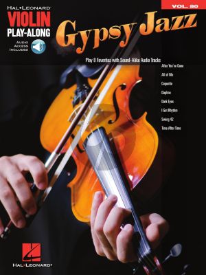 Gypsy Jazz for Violin (Violin Play-Along Volume 80) (Book with Audio online)