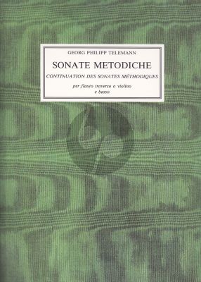 Telemann 12 Sonate Metodiche op.13 Flute or Violin and Basso (Facsimile Spes)