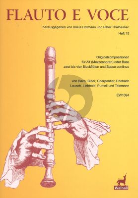 Flauto e Voce Volume 15 (Score and Parts) (Klaus Hofmann / Peter Thalheimer)
