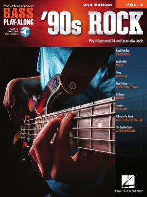 '90s Rock Bass Guitar (Bass Play-Along Volume 4) (Book with Audio online)