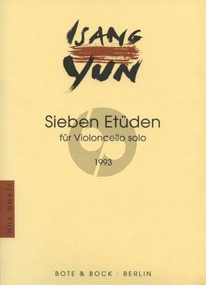 Yun 7 Etuden Violoncello (1993)