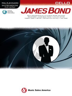 James Bond for Cello Instrumental Play-Along (Book with Audio online)