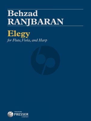 Ranjbaran Elegy for Flute, Viola, and Harp (Movement 2 from Concerto for Cello and Orchestra) (Score/Parts)