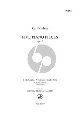 Nielsen 5 Piano Pieces Op.3 Piano