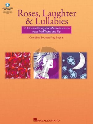 Roses, Laughter and Lullabies for Mezzo-Soprano (Alto) and Piano (Book with Audio online) (Joan Frey Boytim)