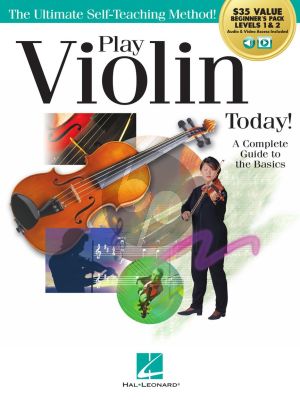 Hahn Play Violin Today! Beginner's Pack (Method Books for Levels 1 & 2 Plus Online Audio & Video Access)
