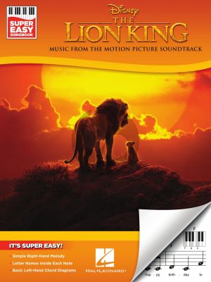 The Lion King Super Easy Songbook (Music from the Disney Motion Picture Soundtrack)