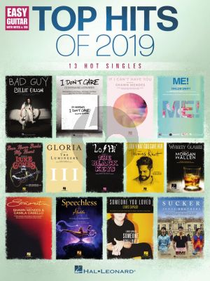 Top Hits of 2019 for Easy Guitar