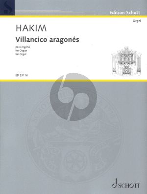 Hakim Villancico Aragones for Organ