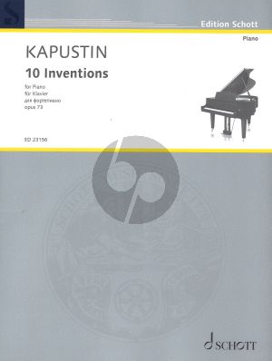 Kapustin 10 Inventions Opus 73 for Piano Solo