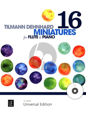 Dehnhard 16 Miniatures Flute and Piano (Bk-Cd)