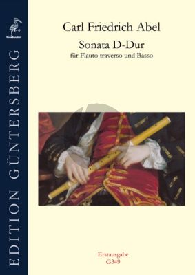 Abel Sonata D-dur Flöte und Bc (Günter and Leonore von Zadow)