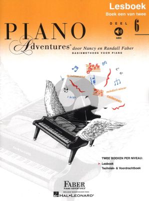 Faber Piano Adventures Lesboek 6 Boek met Audio Online Nederlandse editie