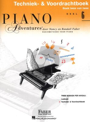 Faber Piano Adventures Techniek- & Voordrachtboek 6 Nederlandse editie