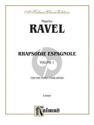 Ravel Rhapsodie Espagnole Vol.1 Piano 4 Hands