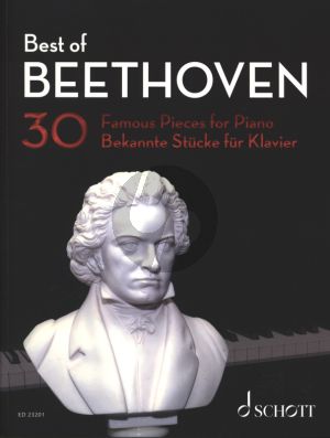 Best of Beethoven Piano solo (30 Famous Pieces) (ed­i­ted by Hans-Günter Heumann)