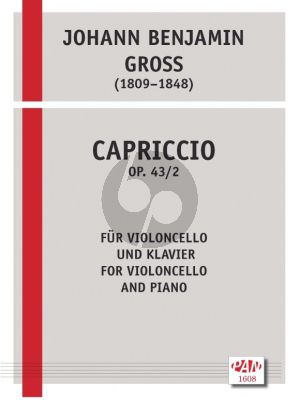Gross Capriccio Op. 43 No.2 Violoncello und Klavier