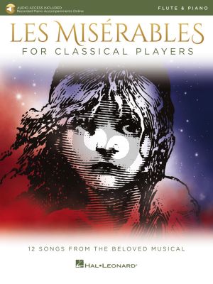 Boublil-Schonberg Les Misérables for Classical Players for Flute and Piano (Book with Audio online)