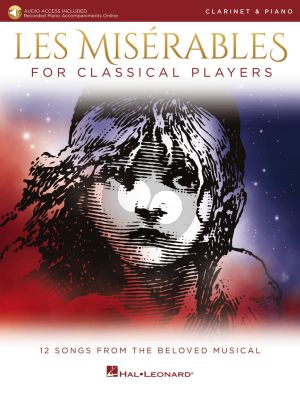 Boublil-Schonberg Les Misérables for Classical Players for Clarinet and Piano (Book with Audio online)
