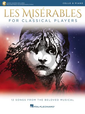 Boublil-Schonberg Les Misérables for Classical Players for Cello and Piano (Book with Audio online)