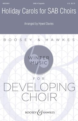 Holiday Carols for SAB (arr. Hywel Davies)