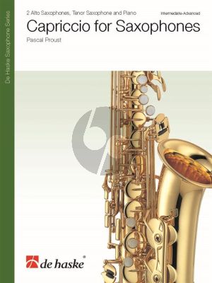 Proust Capriccio for 2 Alto Saxophones-Tenor Saxophone and Piano