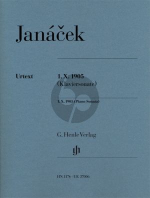 Janacek 1. X. 1905 (Sonata) Piano Solo (edited by Jirí Zahrádka) (fingering by Stephen Hough)