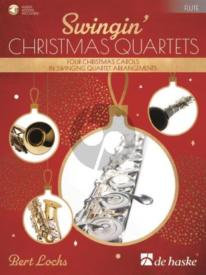 Lochs Swingin' Christmas Quartets 4 Flutes (Score/Parts) (Book with Audio online)