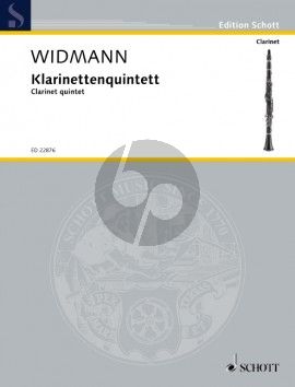 Widmann Klarinettenquintett Score and Parts