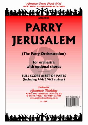 Parry Jerusalem Concert Choral Series (Voice with Orchestra) (Score/Parts)