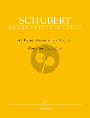 Schubert Werke für Klavier zu 4 Handen Band 3 (Walburga Litschauer / Werner Aderhold)