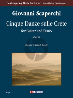 Scapecchi Cinque Danze sulle Crete for Guitar and Piano (2018) (edited by Raffaello Ravasio)