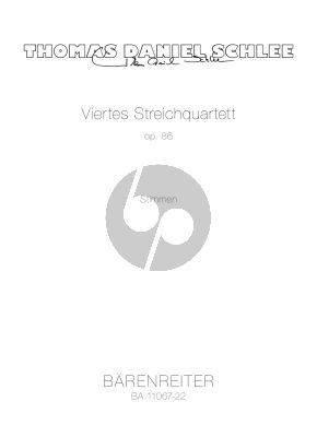 Schlee Streichquartett No. 4 Op. 86 Stimmen
