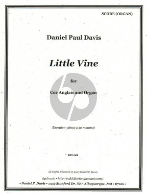 Davis Little Vine for English Horn and  Organ