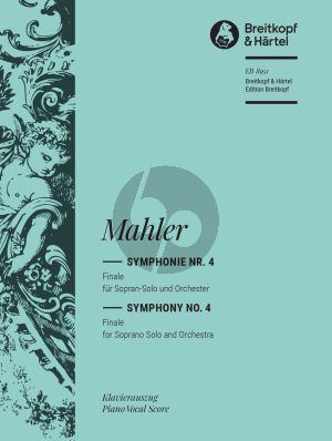 Mahler Symphony No. 4 Finale Soprano and Orchestra (Vocal Score) (edited by Christian Rudolf Riedel)
