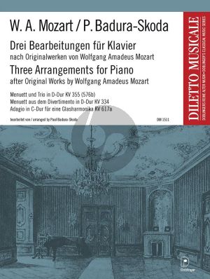 Mozart 3 Bearbeitungen nach Originalwerken für Klavier (Paul Badura-Skoda)