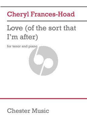 Frances-Hoad Love (of the sort that I'm after) Tenor and Piano