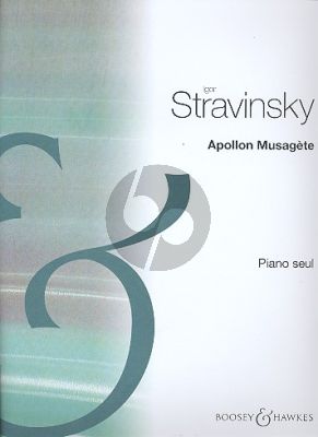 Strawinsky Apollon Musagete for Piano Solo (Ballet en 2 tableaux)