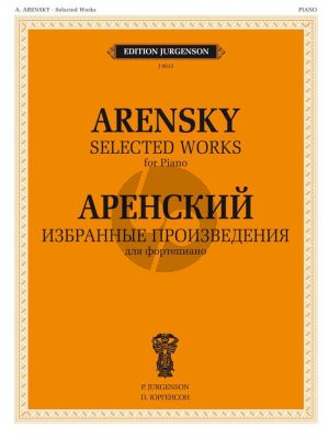 Arensky Selected Piano Works (edited by V. Samarin)