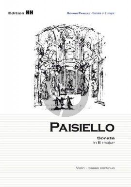 Paisiello Sonata E-major Violin and B.C. (edited by Adriano Cirillo)
