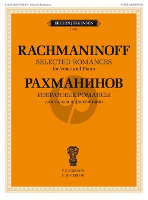 Rachmaninoff Selected Romances for Voice and Piano