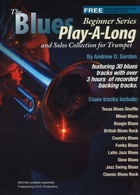 Blues Play-A-Long and Solos Collection for Trumpet Beginner Series Book with Mp3 files