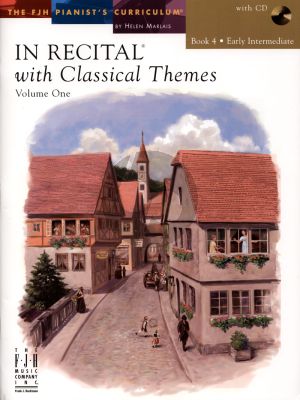 Marlais In Recital with Classical Themes Vol.1 Book 4 Early Intermediate Piano (Book with Cd)