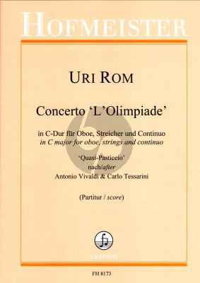 Concerto C-dur L'Olympiade Oboe-Streicher und Bc