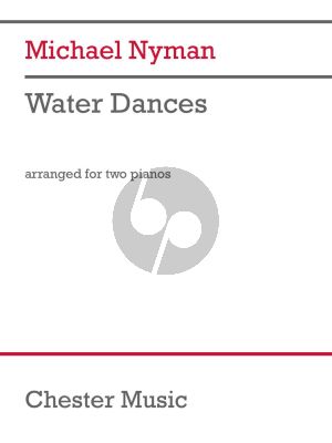 Nyman Water Dances for 2 Piano's (Score/Parts)