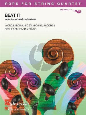 Jackson Beat It String Quartet (Score/Parts) (arr. Anthony Gröger)