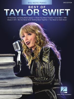 Best of Taylor Swift Big Note Piano (2nd Edition)