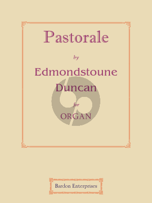 Duncan Pastorale Organ (Edited by W.B. Henshaw)