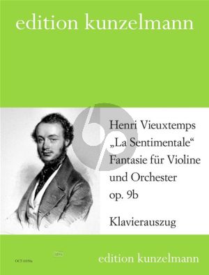 Vieuxtemps La Sentimentale - Fantasie für Violine und Orchester Op. 9b (Klavierauszug) (Olaf Adler)