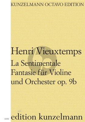 Vieuxtemps La Sentimentale - Fantasie für Violine und Orchester Op. 9b (Partitur) (Olaf Adler)